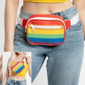 NEW! PRIDE RAINBOW SQUARE FANNY PACK By Tipsy Elves